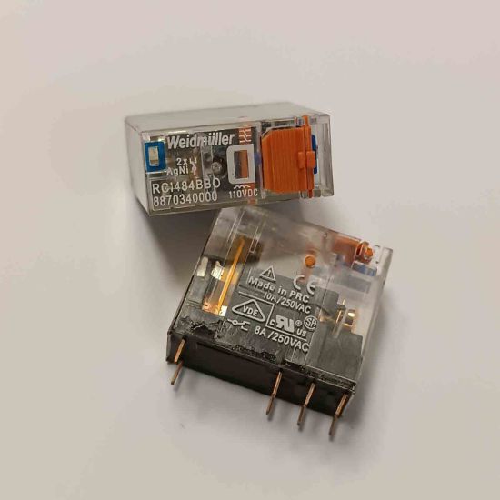 RCI484BBO 110VDC 10A 2C 8PIN RÜÇ RÖLE resmi