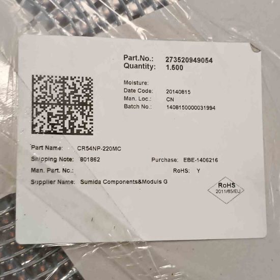 CR54NP-220MC 22uH 1.1A SUMIDA SMD BOBİN resmi