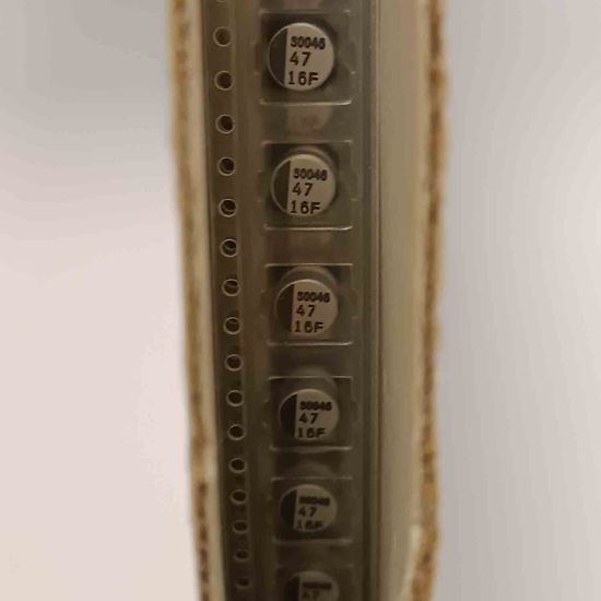 RC1C476M6L005VR180 47MF 16V 6.3x5 SAMWHA SMD KONDANSATÖR resmi