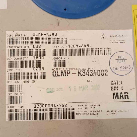 QLMP-K343 3mm ŞEFFAF LED OPTO resmi