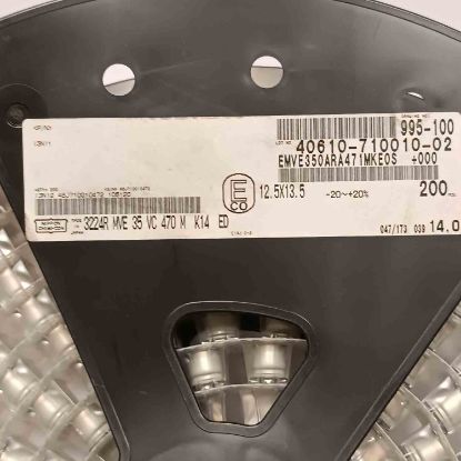 3224MVE35VC470M 470MF 35V 12.5x13.5 NİPPON SMD KONDANSATÖR resmi