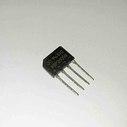 KBP2005G 2A 50V TARAK TİPİ KÖPRÜ DİYOT resmi
