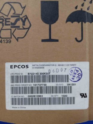 B72214S300K551 VARISTOR KONDANSATÖR resmi