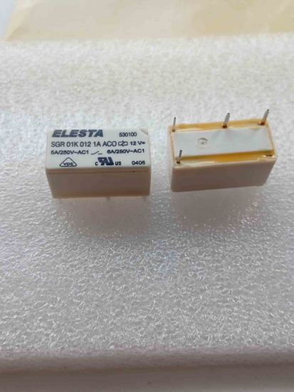 SGR 01K 12 1A 12V 6A 1NO 4PIN ELESTA GÜÇ RÖLE resmi