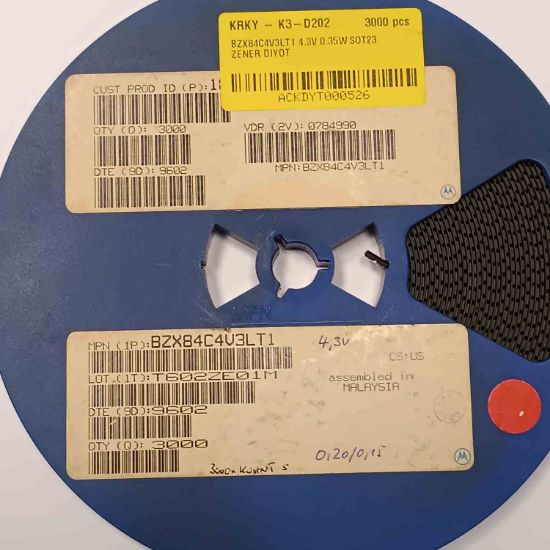 BZX84C4V3LT1 4.3V 0.35W SOT23 ZENER DİYOT resmi