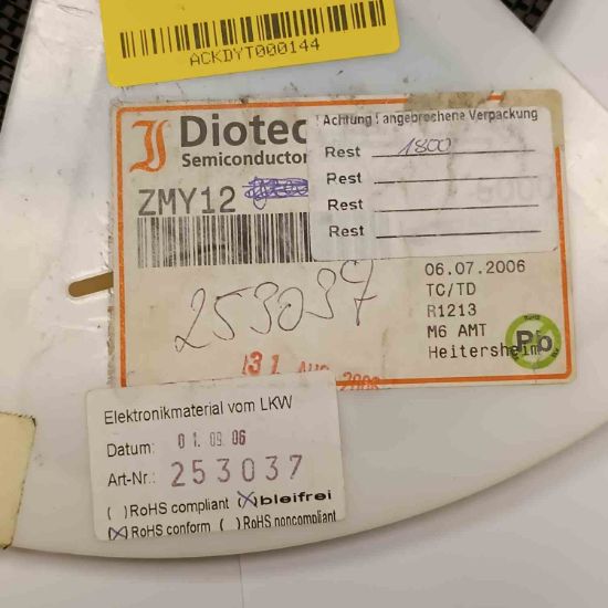 ZMY12 12V 1W DIOTEC ZENER DİYOT resmi