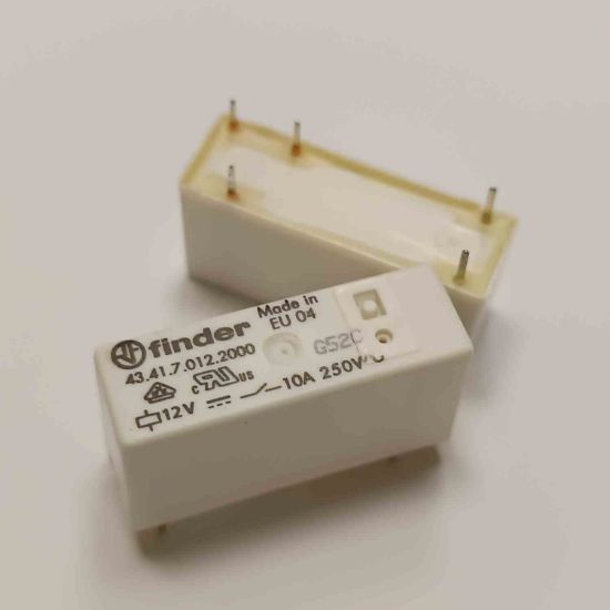 43.41.7.012.2000 12V 10A 1C 5PIN FINDER GÜÇ RÖLE resmi