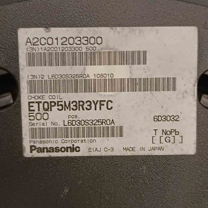 ETQP5M3R3YFC 3.3UH 5.1A PANASONIC SMD BOBİN resmi
