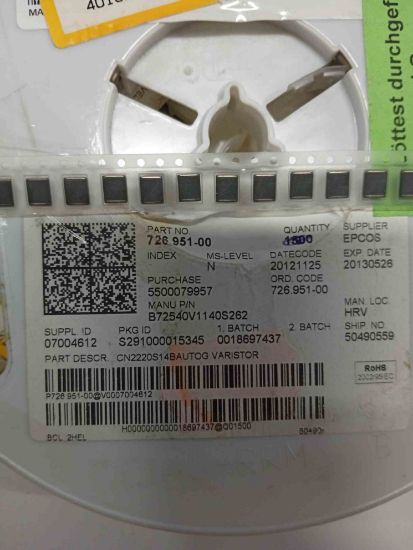 B72540V1140S262 EPCOS resmi