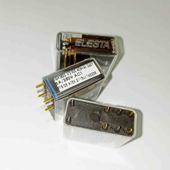 SGR 282012VDC 12V 8A 2C 8PIN ELESTA GÜÇ RÖLE resmi