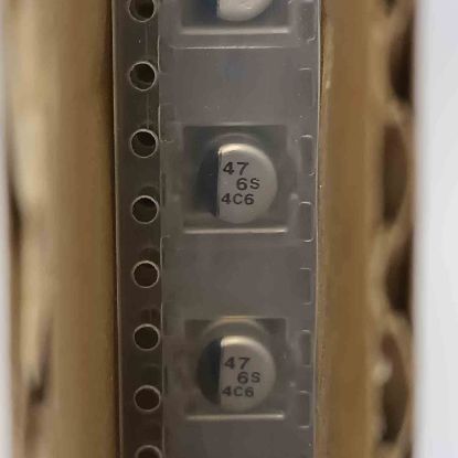 ECEV0JA470SR 47MF 6.3V 5X5.4 PANASONIC SMD KONDANSATÖR resmi