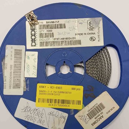 BAV99-7-F 75V 350MW SOT23 DIODES DİYOT resmi