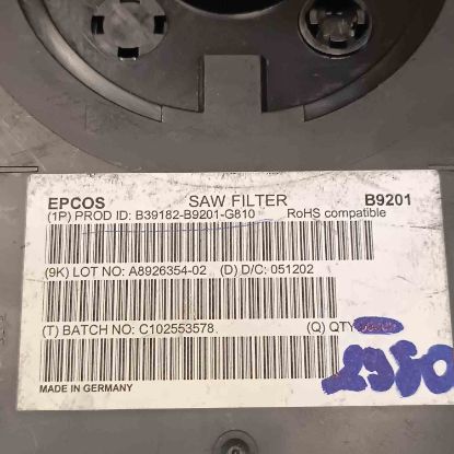B39182-B9201-G810 SAW EPCOS Filitre resmi