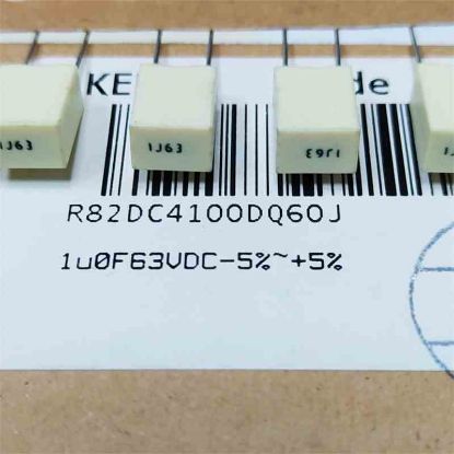 R82DC4100DQ60K 1MF 63V 5mm 0.1 KEMET POLYESTER KONDANSATÖR resmi