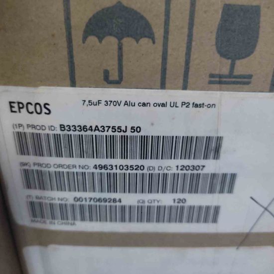 B33364A3755J050 7,5MF 370VAC KONDANSATÖR resmi