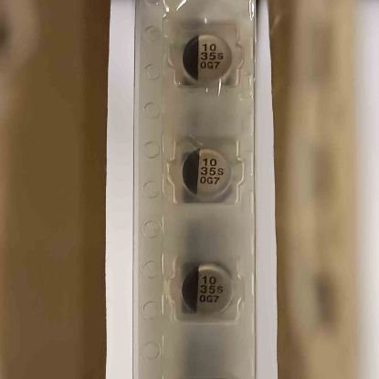 ECEV1VA100SR 10MF 35V 5x5.4 PANASONIC SMD KONDANSATÖR resmi