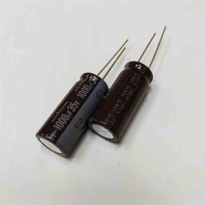 1000MF 35V 12.5x30 NICHICON ELKO KONDANSATÖR resmi