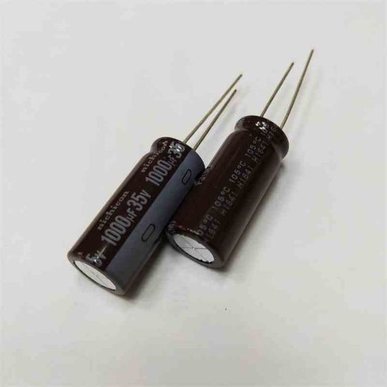 1000MF 35V 12.5x30 NICHICON ELKO KONDANSATÖR resmi
