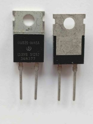 DSS25-0045A 25A 45V TO220 SCHOYKY DİYOT resmi