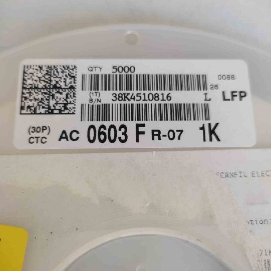 AC0603FR-071K 603 1K resmi