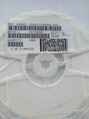 C0805C152K5RACTU KEMET resmi