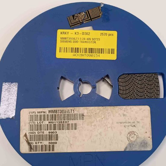 MMBT3904LT1 0.2A 40V SOT23 SIEMENS SMD TRANSİSTÖR resmi