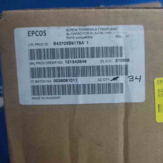 B43705S9178A1 1700MF 450V ELKO KONDANSATÖR resmi