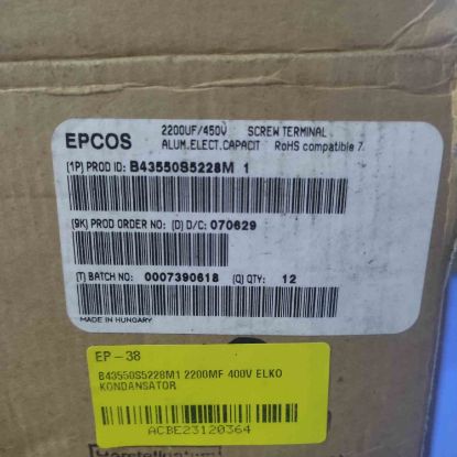 B43550S5228M1 2200MF 450V ELKO KONDANSATÖR resmi