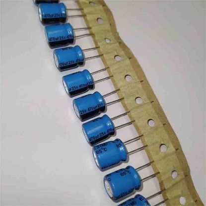 470MF 25V 10x12 BC ELKO KONDANSATÖR resmi