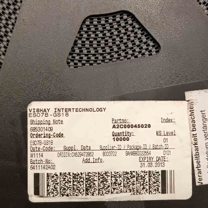 ES07B-GS18 1.2A 100V  ULTRAFAST DİYOT resmi