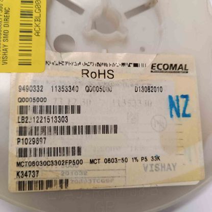 MCT06030C3302FP500 33K2 603 VISHAY SMD DİRENÇ resmi