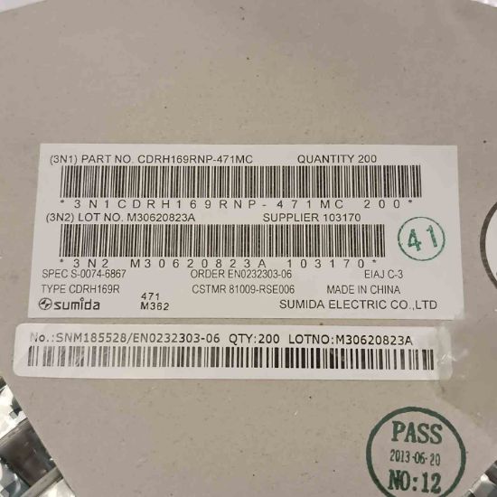 CDRH169RNP-471MC 470uH 1,1A 16,5x16,5x10 SUMIDA SMD BOBİN resmi