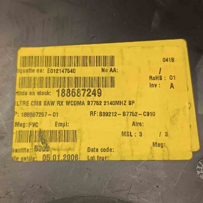 B39212-B7752-C910 SAW EPCOS Filitre resmi