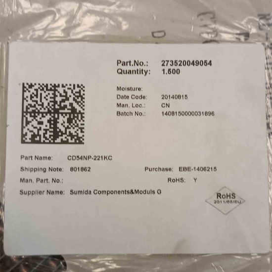 CD54NP-221KC 220uH 0.35A 6.1×5.5×4.85 SMD BOBİN resmi