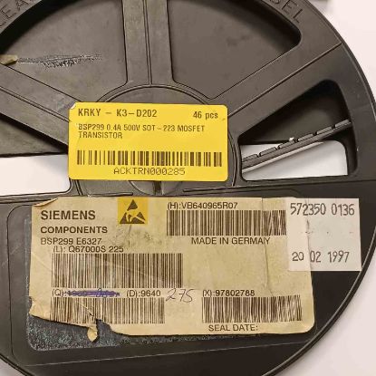 BSP299 0.4A 500V SOT-223 MOSFET TRANSİSTÖR resmi