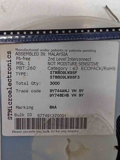 STM809LWX6F ENTEGRELER resmi