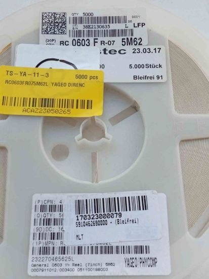 RC0603FR075M62L YAGEO DİRENÇ resmi