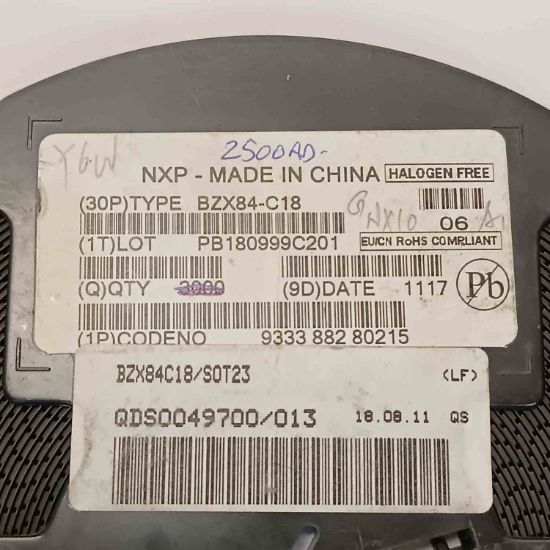 BZX84-C18 18V 250mW SOT23 ZENER DİYOT resmi