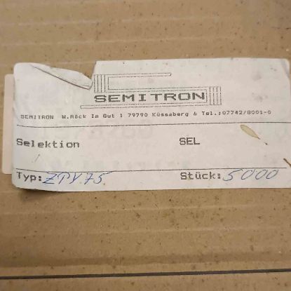 ZPY75 75V 1.3W SEMICONDUCTORS ZENER DİYOT resmi