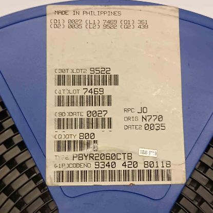 PBYR2060CTB 20A 60V SOT404 SCHOYKY DİYOT resmi