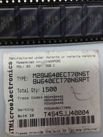 M28W640ECT70N6T resmi