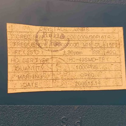 20 MHz smd resmi