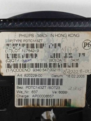 PDTC143ZT PHILIPS TRANSİSTÖR resmi