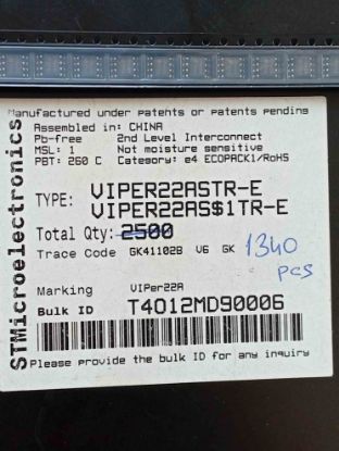 VIPER22AS ST SMD ENTEGRELER resmi