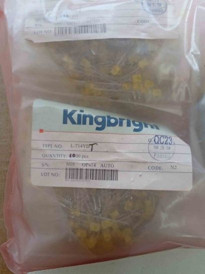 L714YTD LED UniColor Yellow 590nm  resmi