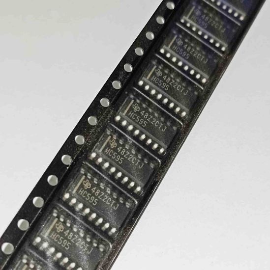 SN74HC595 SOIC16 TEXAS 74 SERİSİ ENTEGRELER resmi