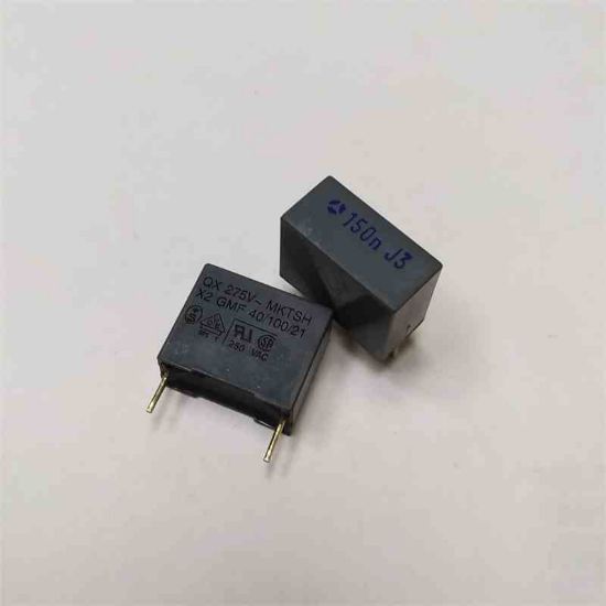 150NF 275VAC  15mm POLYESTER KONDANSATÖR resmi