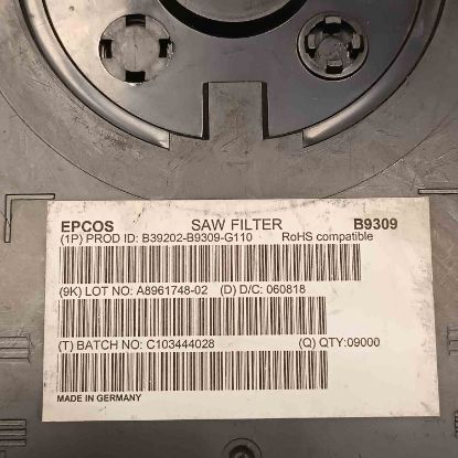B39202-B9309-G110 SAW FILTER EPCOS Filitre resmi