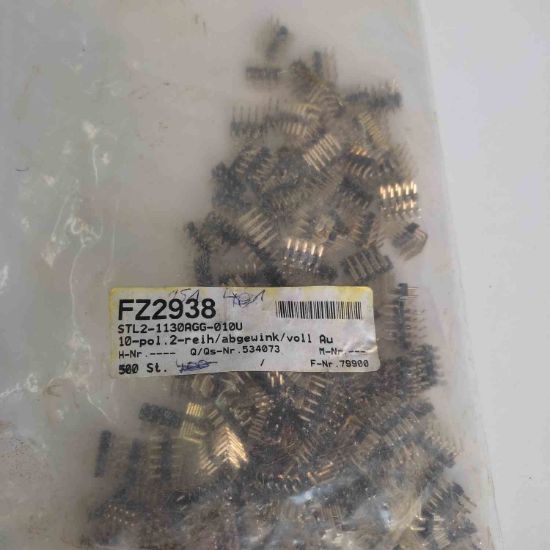 STL2-1130AGG-010U PIN SOCKET 2x5 pin erkek 90 resmi
