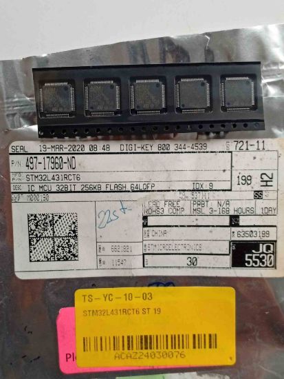 STM32L431RCT6 ST 19 resmi